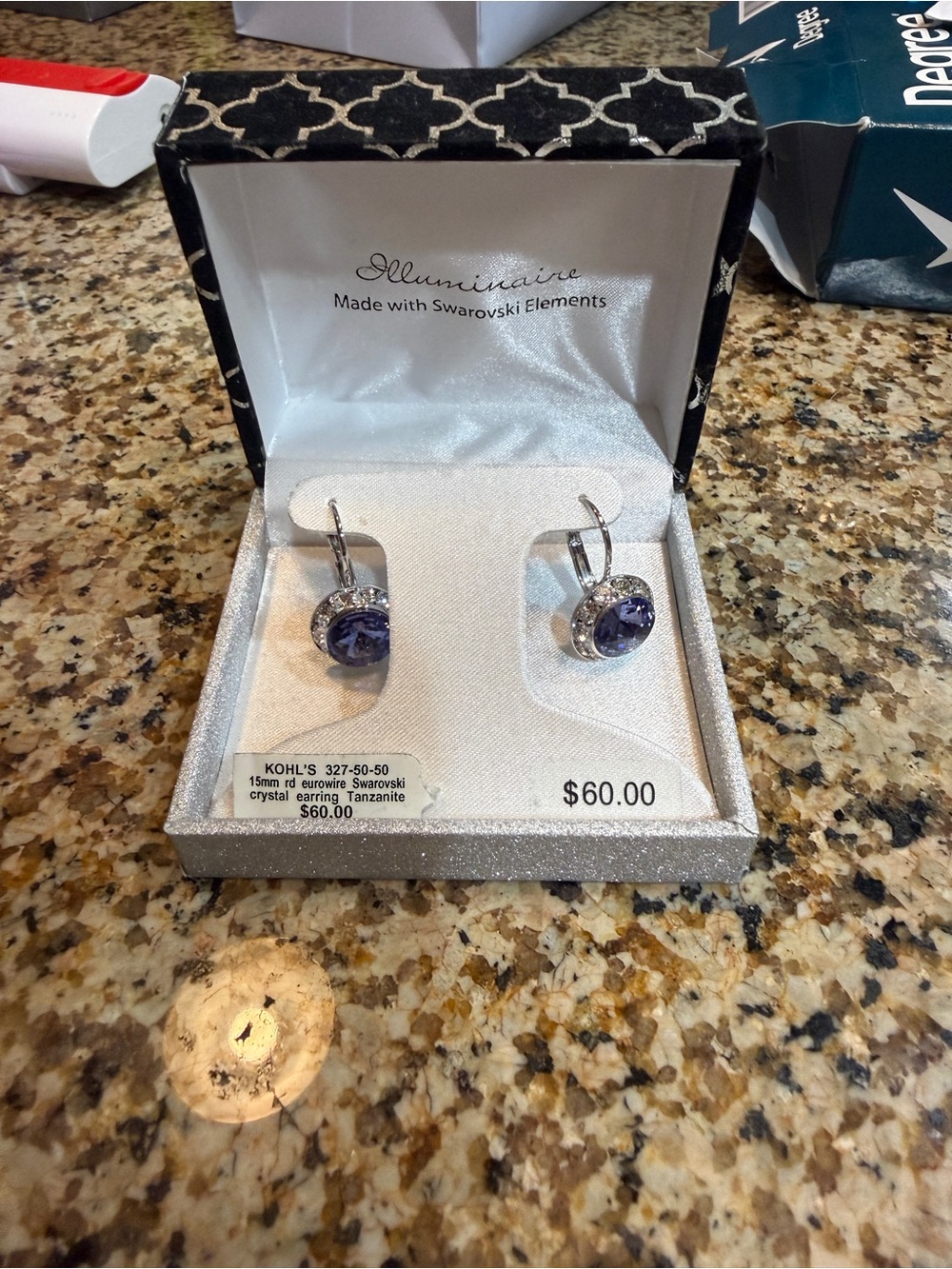 Illuminaire Purple Earrings